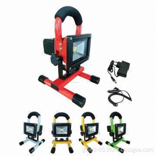 10W LED Battery Floodlight with CE, RoHS, SAA Approved